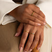 Elise | Minimal Engraved Name Ring in Gold or Silver
