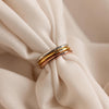 Elise | Minimal Engraved Name Ring in Gold or Silver