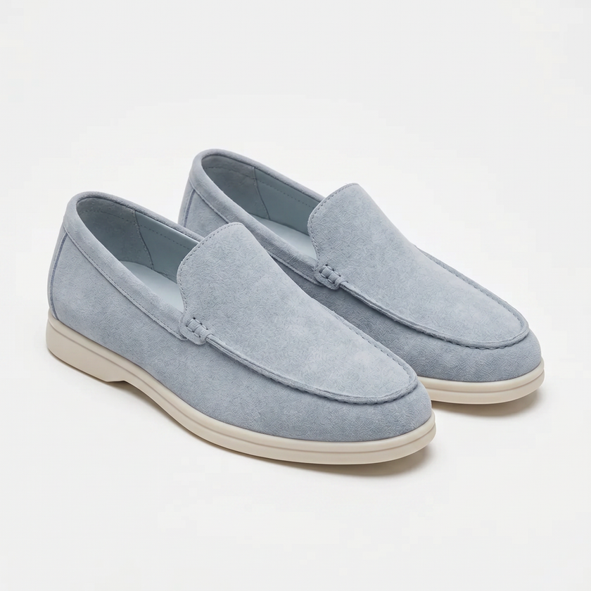 Men's classic summer slip-on loafers by FJØRNA, featuring a sleek design and breathable material for comfortable casual wear.
