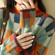 Colorful Knit Sweater Oversized