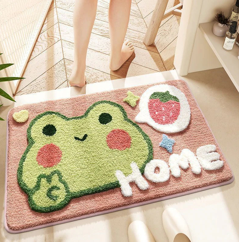 Boho Fluffy Bathroom Rug