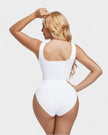 Ribbed Textured Bodysuit