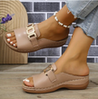 FJØRNA orthopedic wedge sandals for women with arch support and summer comfort, featuring a stylish design and cushioned footbed.