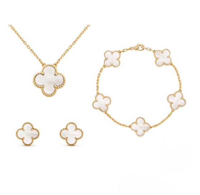 Fjorna | Women's Jewellery Set Silver Adjustable Stainless Steel Necklace and Earring Set 1