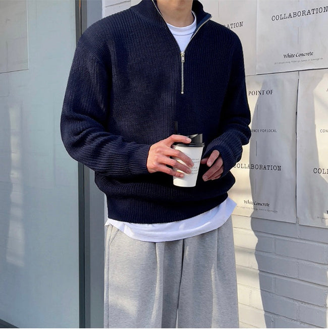 William | OLD MONEY Half-Zip Sweater