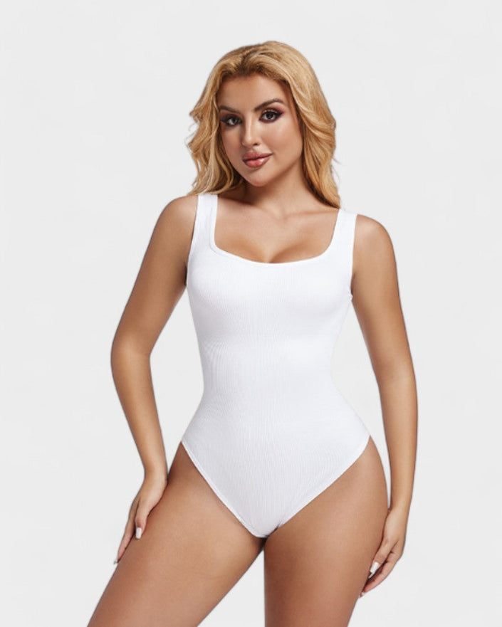 Ribbed Textured Bodysuit