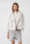 Women’s Stylish Short Double Breasted Coat | Chic