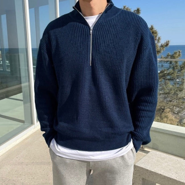 William | OLD MONEY Half-Zip Sweater