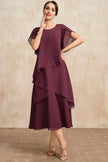 FJØRNA classic white chiffon dress with flowing fabric and elegant design, perfect for formal or semi-formal occasions.