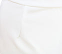 White FJØRNA dress with bat sleeves and waist-cinching design, elegant and fashionable for a stylish look