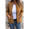 Lina | Chic Soft Knit Zip-Up Jacket