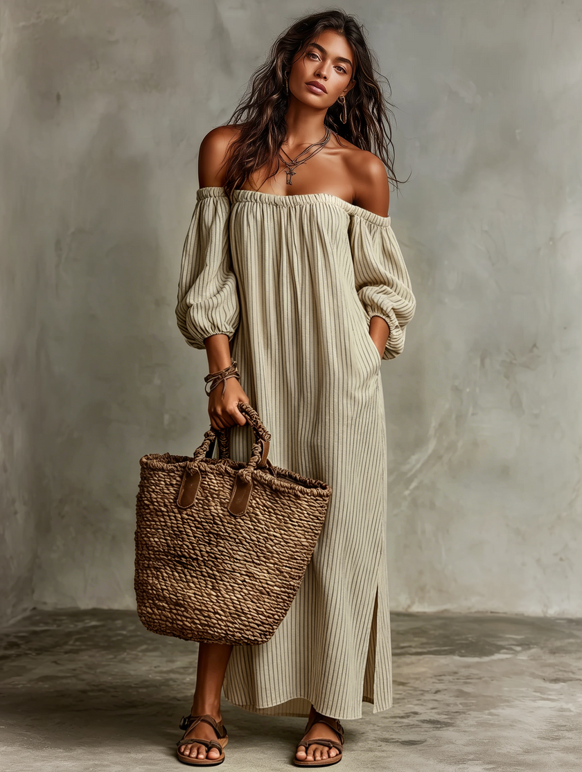 Linen Maxi Dress | Casual Dress