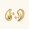 Grace | Sculpted Teardrop Earrings in 18K Gold plated or Silver
