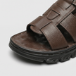 FJØRNA men's open toe strap leather sandals showing the stylish design and adjustable straps on a neutral background.