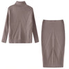 Mira | Chic Roll Neck Jumper and Skirt Set