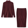 Mira | Chic Roll Neck Jumper and Skirt Set