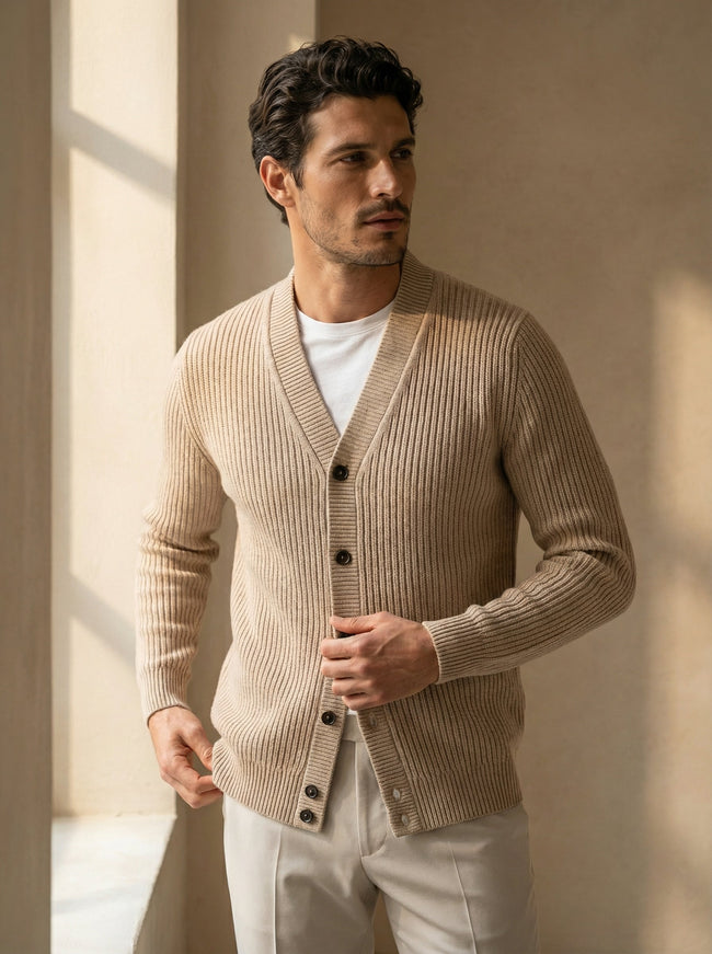 Men’s Wool Knitted Cardigan