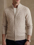 Men’s Slim Fit Wool Sweater Cardigan