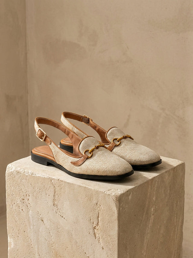 Ankle Strap Buckle Flat Sandals Women