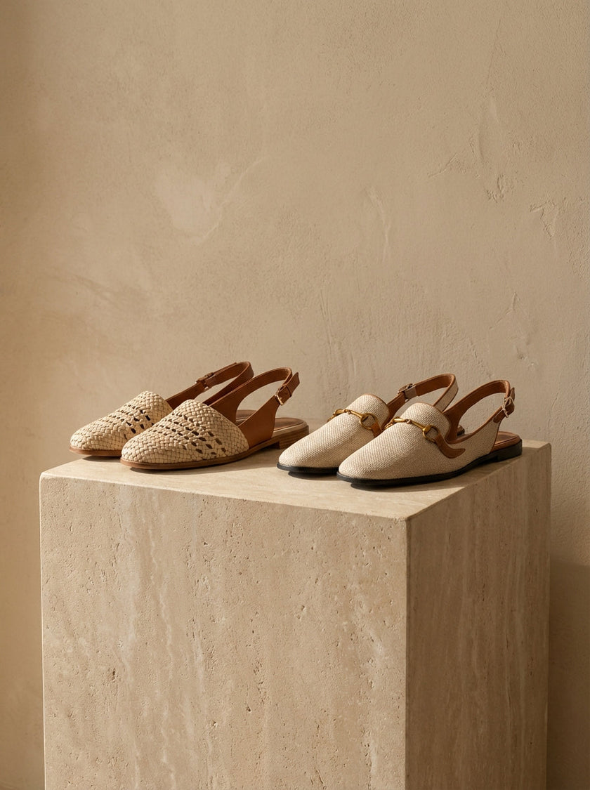 Ankle Strap Buckle Flat Sandals Women