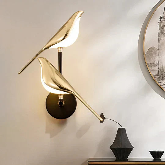 Fjorna | Contemporary Bird-Shaped LED Wall Light