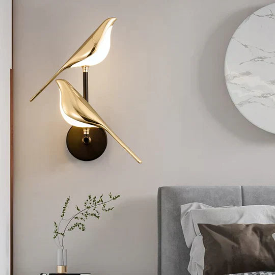 Fjorna | Contemporary Bird-Shaped LED Wall Light
