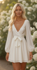 Isla | Elegant Ruffled Dress with Built-In Shorts