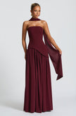 Fjorna | Maliyah Maxi Dress - Cherry Lacquer