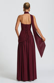 Fjorna | Maliyah Maxi Dress - Cherry Lacquer