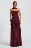Fjorna | Maliyah Maxi Dress - Cherry Lacquer