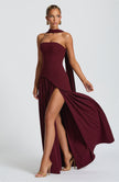 Fjorna | Maliyah Maxi Dress - Cherry Lacquer