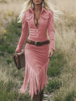Tassel Midi Dress | Casual Dress