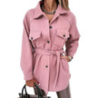 Tilda | Classic Oversized Vegan Wool Jacket with Belt