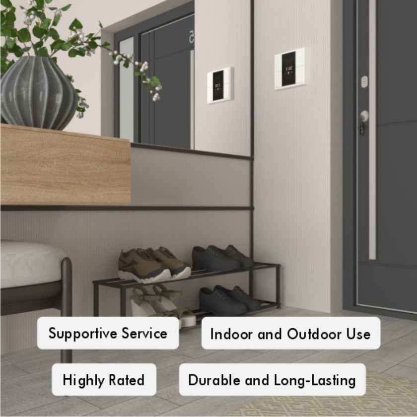 Frauja – Minimalist 2-Tier Metal Shoe Rack