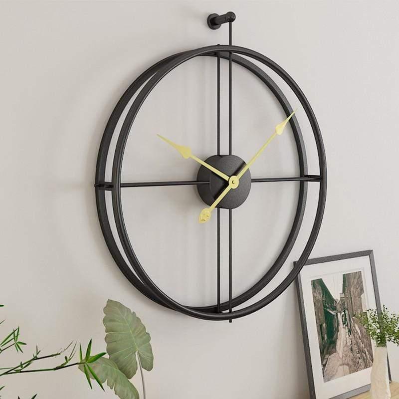 Silesia 24-inch Modern Wall Clock in Gold