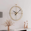 Silesia 24-inch Modern Wall Clock in Gold