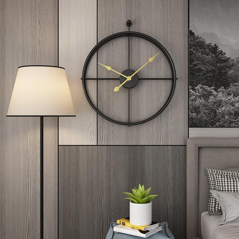 Silesia 24-inch Modern Wall Clock in Gold