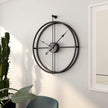 Silesia 24-inch Modern Wall Clock in Gold