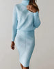 Mira | Chic Roll Neck Jumper and Skirt Set