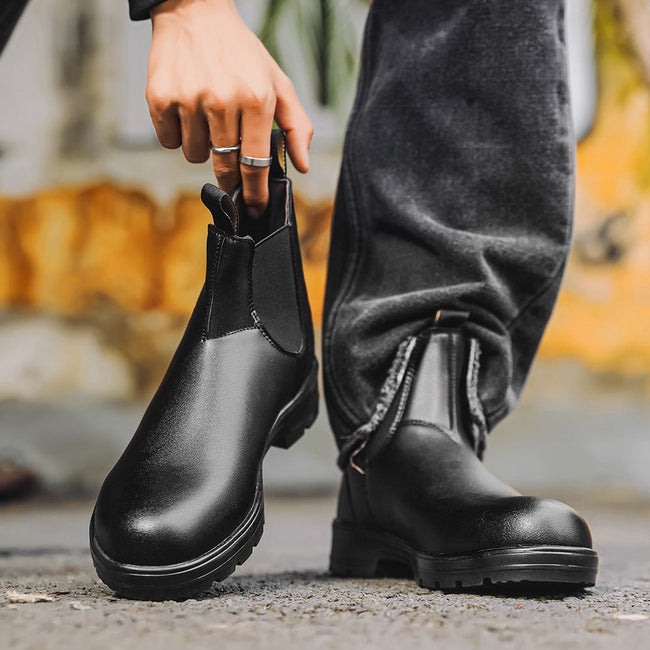 Classic Black Chelsea Boots - 1
