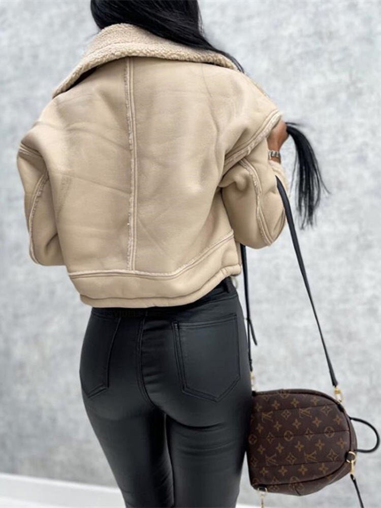 Fleece-Lined Leather Jacket 13