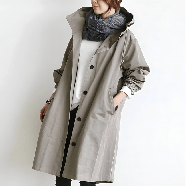 Emma – Lightweight Hooded Coat for Everyday Style & Comfort