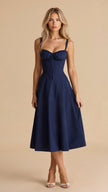 Kiana | Corset Midi Dress