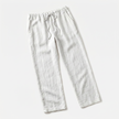 Men's breathable linen trousers by FJØRNA, showcasing lightweight, comfortable fabric and relaxed fit for casual wear.