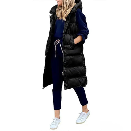 Clara | Chic and Lightweight Long Gilet for Warmth and Style