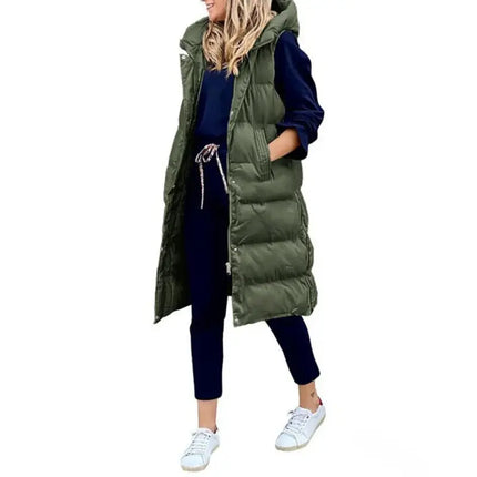 Clara | Chic and Lightweight Long Gilet for Warmth and Style