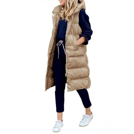 Clara | Chic and Lightweight Long Gilet for Warmth and Style