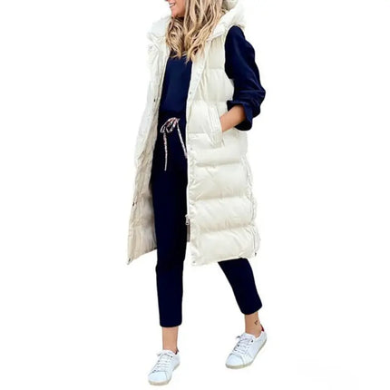 Clara | Chic and Lightweight Long Gilet for Warmth and Style