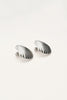 Ella | Gold Scallop Stud Earrings