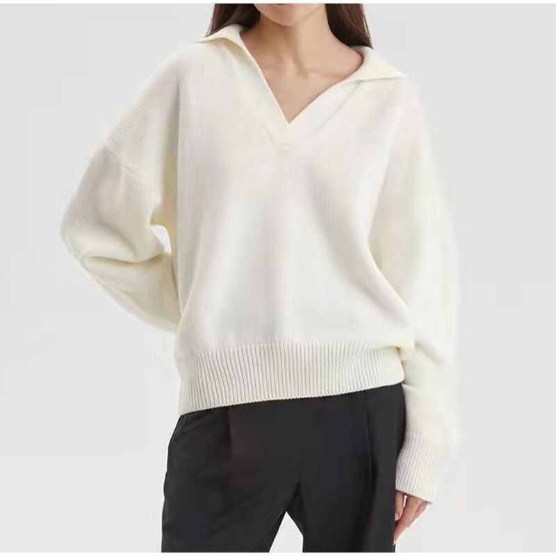Vibrant Pullover Sweater V-Neck - 3